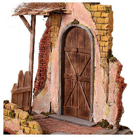 Temple figure 60x45x35 cm for 20-25 cm Neapolitan nativity shepherds
