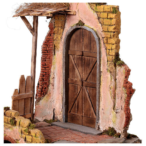 Temple figure 60x45x35 cm for 20-25 cm Neapolitan nativity shepherds 2