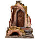 Temple figure 60x45x35 cm for 20-25 cm Neapolitan nativity shepherds s1