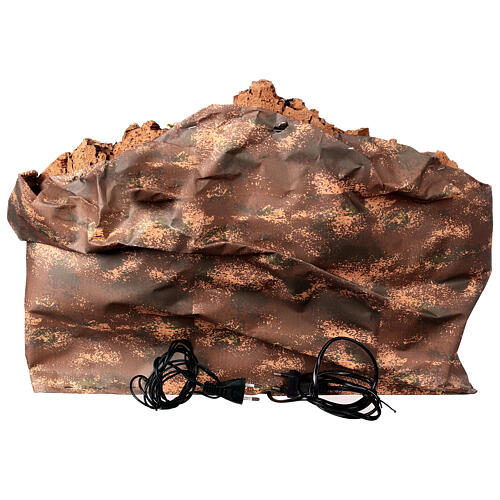 Nativity Scene with Fountain 35x50x25 cm for 8 cm Statues 5