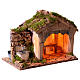 Natività con fontana 10-12 cm presepe napoletano 20x30x20 cm s3