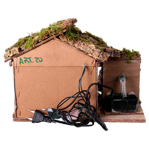 Nativity with Fountain, 10-12 cm Neapolitan Nativity Scene 20x30x20 cm 5