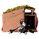 Stable with Porch and Fountain 25x30x20 cm Neapolitan Nativity Scene 10-12 cm s5
