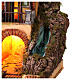 Borgo presepe forno e cascata 55x50x45 cm presepe napoletano 10-12 cm s6
