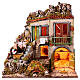 Presepe stile 700 con lavatoio 60x60x40 cm stile napoletano 10-12 cm s1