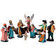 Belén napolitano 11 estatuas terracota 10 cm s1