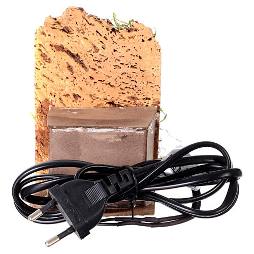 Animated eating donkey for Neapolitan Nativity 15x8x12 cm (for 8-10 cm scenes) 4