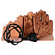 Efekt ognia do szopki 8 cm - otoczenie 10x20x12 cm s4