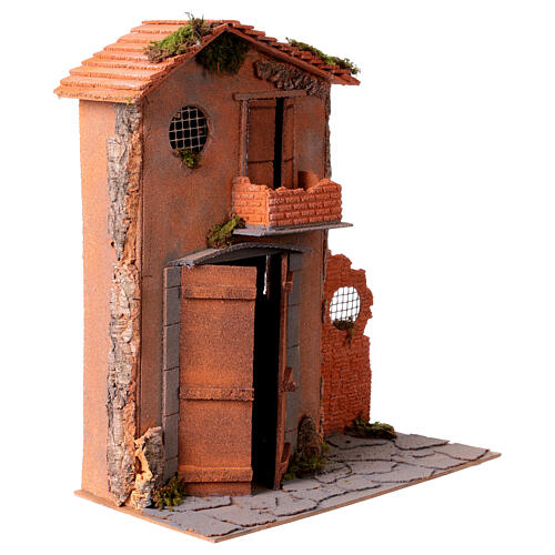 Shepherd setting 50x45x20 cm Neapolitan nativity scene 20 cm 3