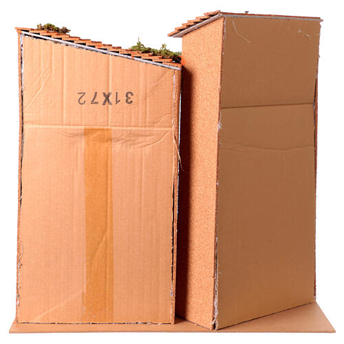 Naples Nativity Scene Houses 55x55x30 cm for 20 cm Shepherds 4