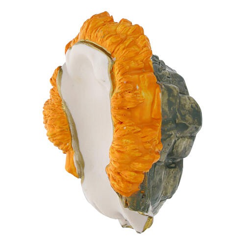 Resin Baby Jesus in crib, 6 cm 5