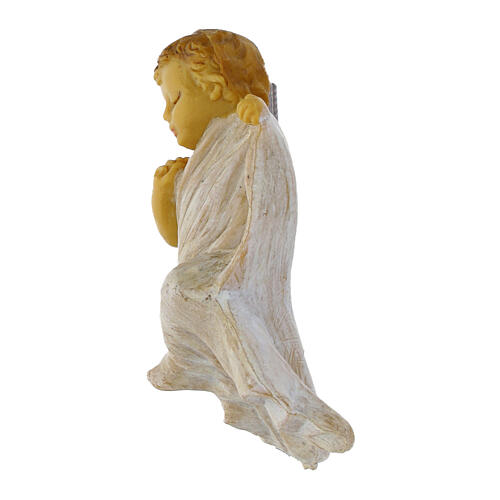 Niño Jesús en cuna resina 6 cm 4