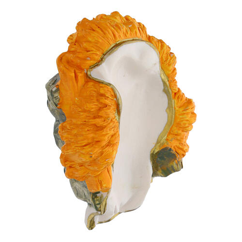 Enfant Jésus dans une mangeoire en résine 6 cm 7