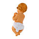 Enfant Jésus dans une mangeoire en résine 6 cm s10