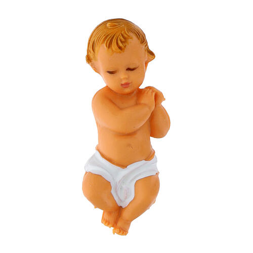Menino Jesus na manjedoura resina 6 cm 9