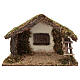Capanna con finestra e scala 35x15x25 cm presepe 8-10 cm s5