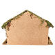 Capanna con finestra e scala 35x15x25 cm presepe 8-10 cm s6