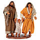 Natività a passeggio presepe napoletano da 13 cm s1