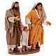 Natività a passeggio presepe napoletano da 13 cm s3