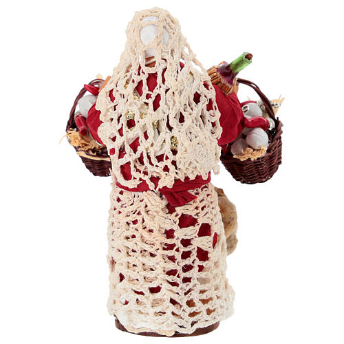 La Bella ’Mbriana, Terrakottafigur, neapolitanische Krippe, für 13 cm Krippe 5