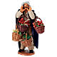 Fruttivendolo con cesti che urla presepe napoletano 18 cm s1