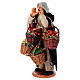 Fruttivendolo con cesti che urla presepe napoletano 18 cm s2