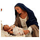 Nativity Holy Family on Wooden Base Neapolitan Nativity Scene 30 cm s2