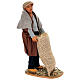 Uomo con sacco di fieno presepe napoletano da 30 cm s1