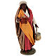 Shepherdess Figurine with Mushroom Baskets, Neapolitan Nativity Scene 30 cm s1