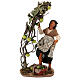 Donna che raccoglie le mele presepe napoletano da 30 cm s1