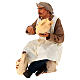 Decoratore di vasi seduto presepe napoletano 30 cm s3