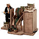 Man with olive mill, animated character for 12 cm Neapolitan Nativity Scene s4