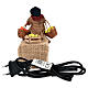 Animated fruit seller with lemon and orange crates for 12 cm Neapolitan Nativity Scene s5