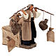 Homme avec 4 sacs mouvement crèche napolitaine 10 cm s2