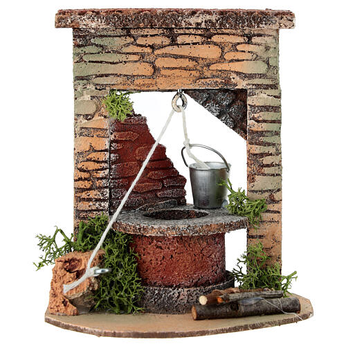 Puits 12x10x13 cm crèche Napolitaine 6-8 cm 1