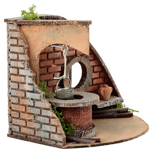 Brunnen, Krippenszene im neapolitanischen Stil – für 6–8 cm Krippe 3