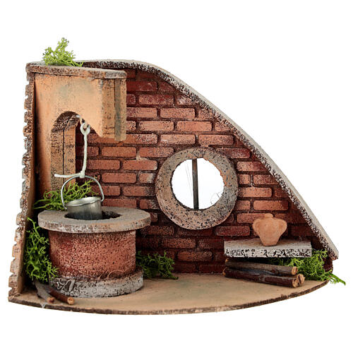 Puits 18x11x16 cm crèche napolitaine 6-8 cm 1