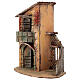 Casetta con balcone 25x15x25 cm Presepe Napoletano 6-8 cm s2