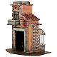 Casetta in rovina con balcone 25x15x25 cm Presepe Napoli 6-8 cm s3