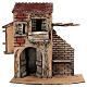 Maison de campagne 25x15x27 cm crèche napolitaine 6-8 cm s1