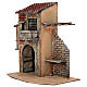 Casa de campo 25x15x27 cm presépio napolitano 6-8 cm s3