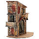 Casetta a due facce con balcone 25x15x25 cm Presepe Napoletano da 8-10 cm s3