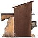 Casinha de duas faces com varanda 25x16x25 cm presépio napolitano de 8-10 cm s4