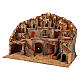 Illuminated village with waterfall, mill and oven for 10-12 cm Neapolitan Nativity Scene,  100x60x70 cm s3