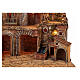 Borgo illuminato 100x60x70 cm cascata mulino forno Presepe Napoletano 10-12 cm s2