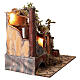 Borgo Presepe Napoletano con fontana Sacra Famiglia 45x65x40 cm presepe 10-15 cm s6
