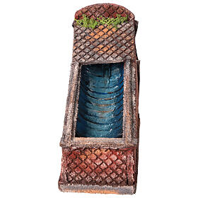 Wasserfall mit elektrischer Pumpe – 10 × 21 × 20 cm, geeignet für eine 8–10 cm Krippe