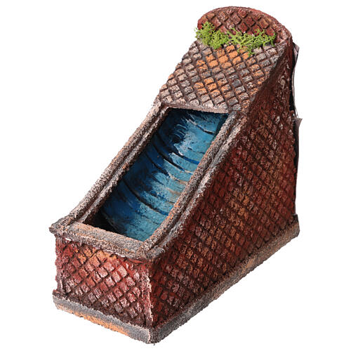 Wodospad 10x21x20 cm, szopka neapolitańska 8-10 cm, zasilany elektrycznie 4