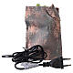 Cascata vera a corrente 10x15x15 cm Presepe Napoli 6-8 cm s5