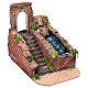 Cascata funzionante con arco e scale 20x15x25 cm Presepe Napoli 6-8 cm s3